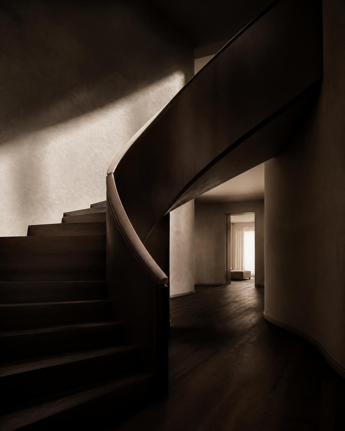 Verticale zichtlijn in Villa Amsterdam